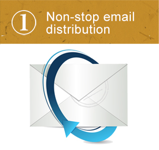 non-stop email distribution