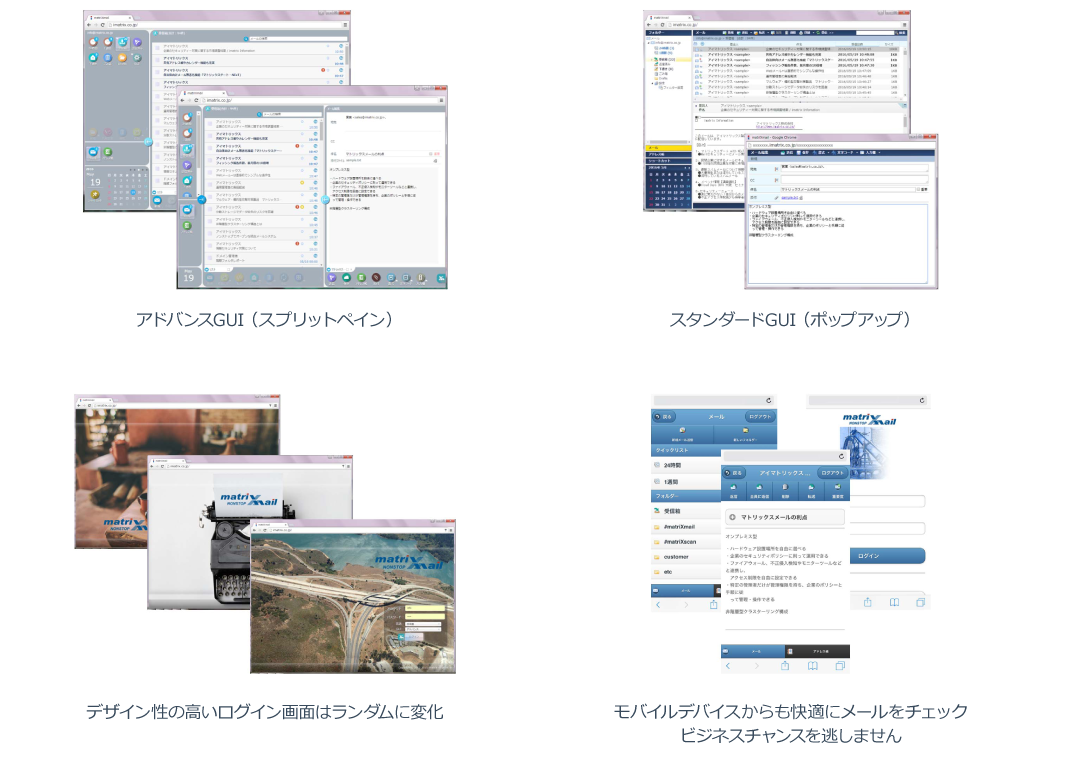 統合型メールシステム Matrixmail マトリックスメール